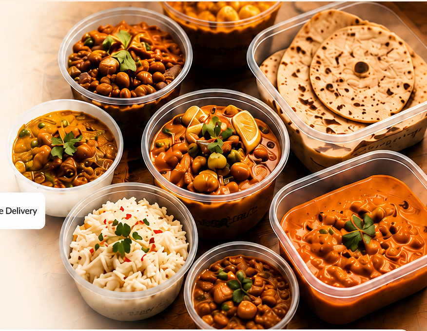 Homemade Indian Tiffin